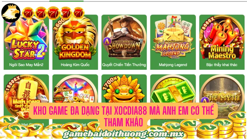 Danh sách các bộ môn mà cược thủ có lựa chọn